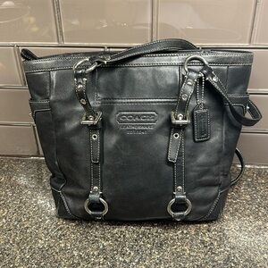 Coach shoulder purse. Black